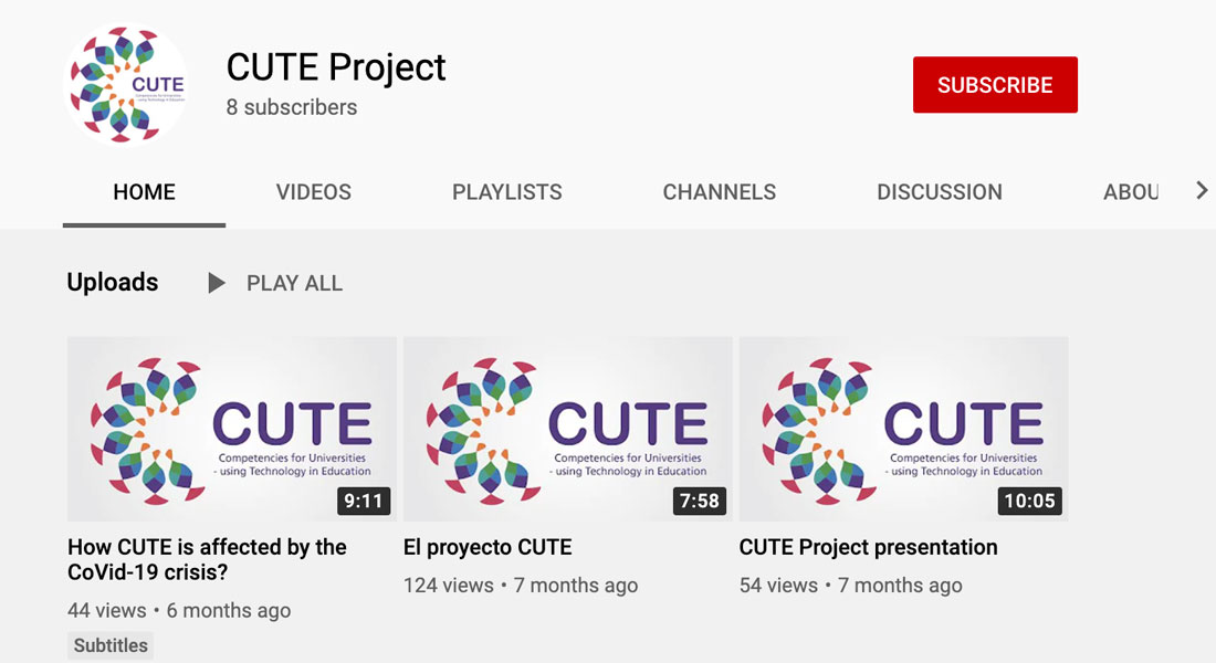 Teh CUTE YouTube Channel